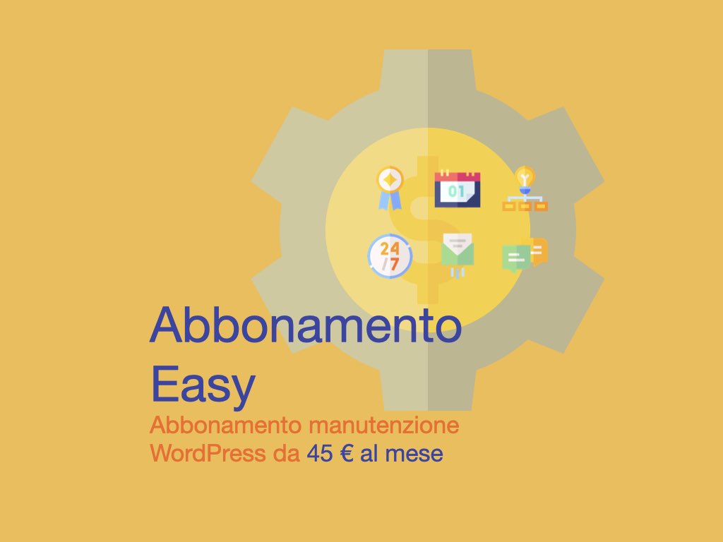 abbonamento easy wordpress wpgarden